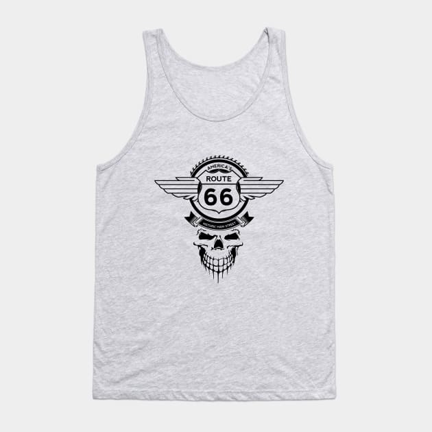 Route 66 Tank Top by Litho